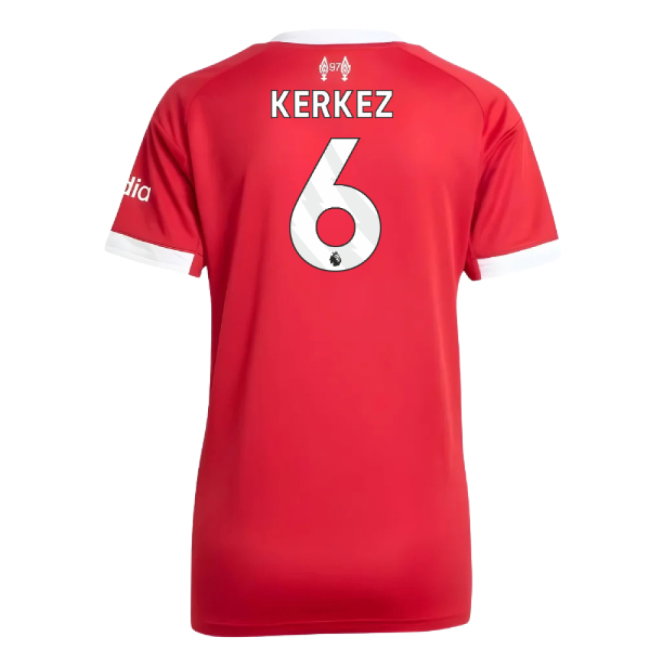 2025-2026 Liverpool Home Shirt (Womens) (Kerkez 6)-SoccerKits Hub | Buy Soccer Jerseys Online